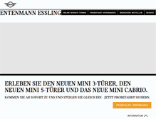 Tablet Screenshot of entenmann.mini.de
