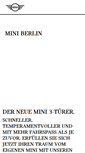 Mobile Screenshot of berlin.mini.de