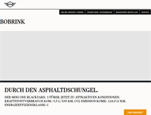 Tablet Screenshot of bobrink.mini.de