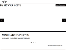 Tablet Screenshot of bymycar-noisy.mini.fr