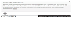 Desktop Screenshot of cuntz-speyer.mini.de