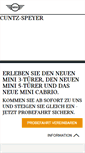 Mobile Screenshot of cuntz-speyer.mini.de