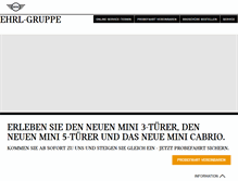 Tablet Screenshot of ehrl-gruppe.mini.de