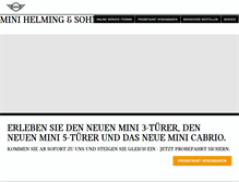 Tablet Screenshot of helming-sohn.mini.de