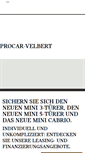 Mobile Screenshot of procar-velbert.mini.de