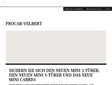 Tablet Screenshot of procar-velbert.mini.de