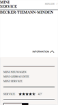 Mobile Screenshot of becker-tiemann-minden.mini.de