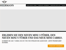 Tablet Screenshot of heermann.mini.de