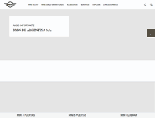 Tablet Screenshot of mini.com.ar