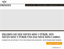 Tablet Screenshot of dresden.mini.de