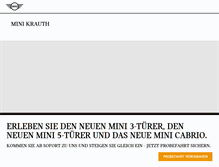 Tablet Screenshot of krauth.mini.de