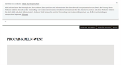 Desktop Screenshot of procar-koeln-west.mini.de