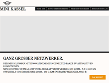 Tablet Screenshot of kassel.mini.de