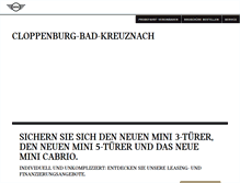 Tablet Screenshot of cloppenburg-bad-kreuznach.mini.de