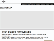 Tablet Screenshot of brinkmann.mini.de