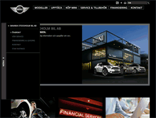 Tablet Screenshot of bavariastockholm.mini.se