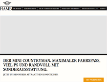 Tablet Screenshot of hamburg-wandsbek.mini.de
