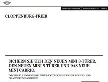 Tablet Screenshot of cloppenburg-trier.mini.de