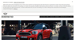 Desktop Screenshot of dortmund.mini.de