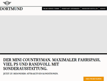 Tablet Screenshot of dortmund.mini.de
