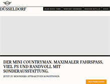 Tablet Screenshot of duesseldorf.mini.de