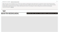 Desktop Screenshot of krauth-heidelberg.mini.de