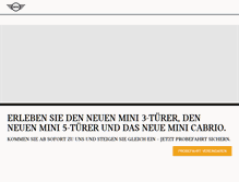 Tablet Screenshot of hannover.mini.de
